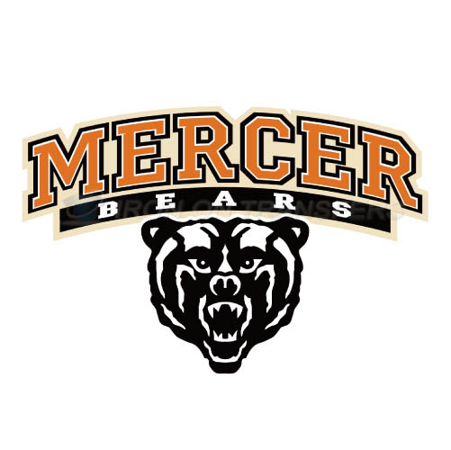 Mercer Bears Logo T-shirts Iron On Transfers N5022 - Click Image to Close